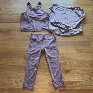 Girls All In Motion Lavender 3 Piece Set